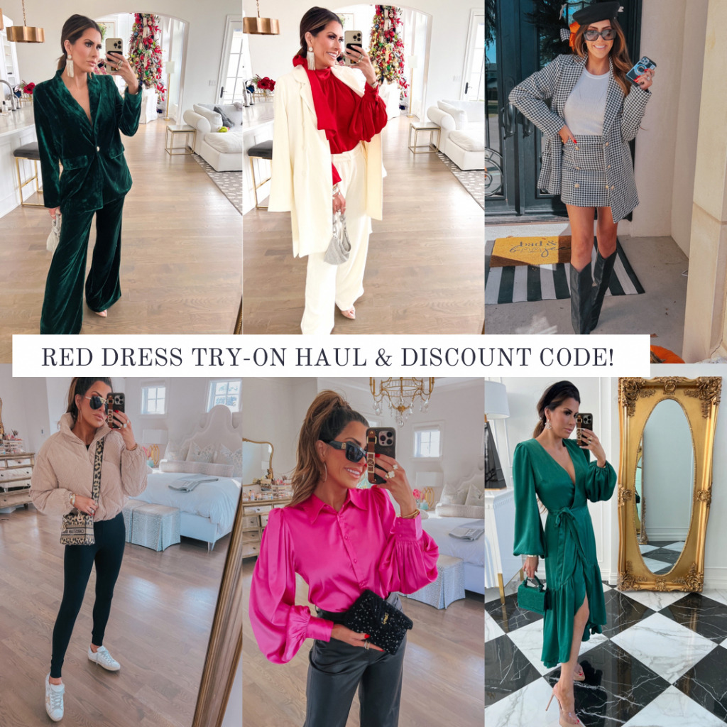 Red Dress Holiday TryOn🎄 + SURPRISE 24HR Discount Code! The Sweetest