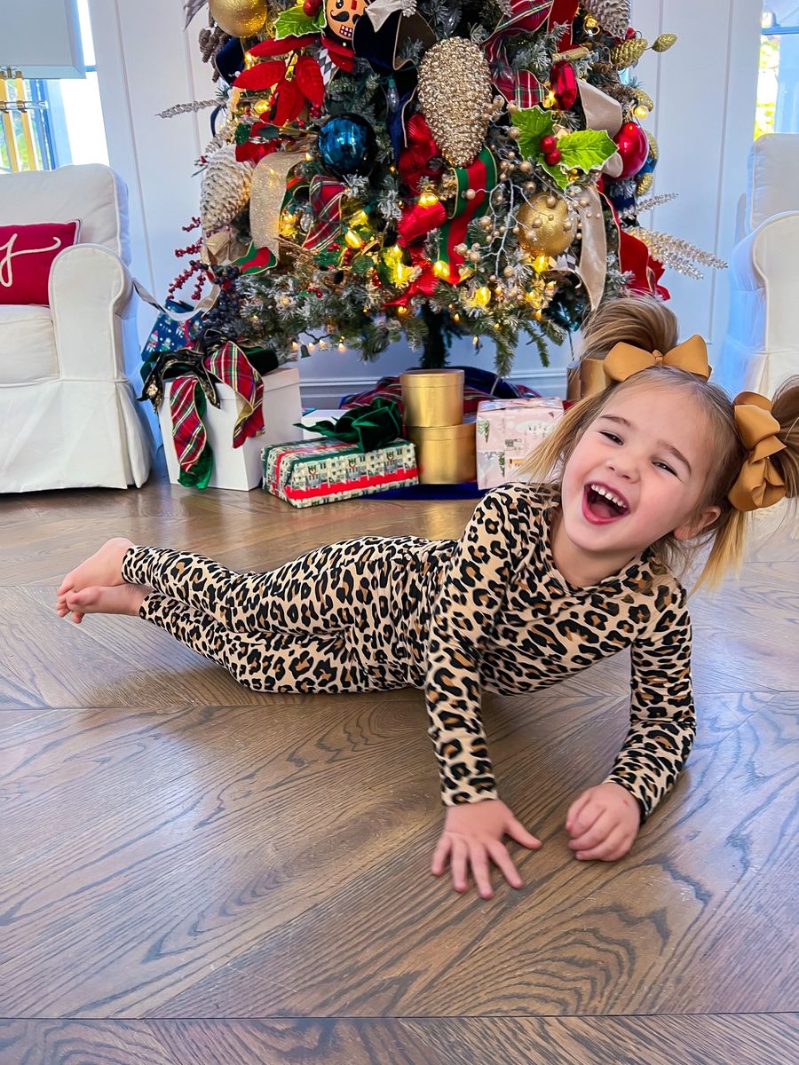 Toddler Pajamas, Posh Peanut Lana Leopard Pajama, Sophia Gemma, Emily Ann Gemma