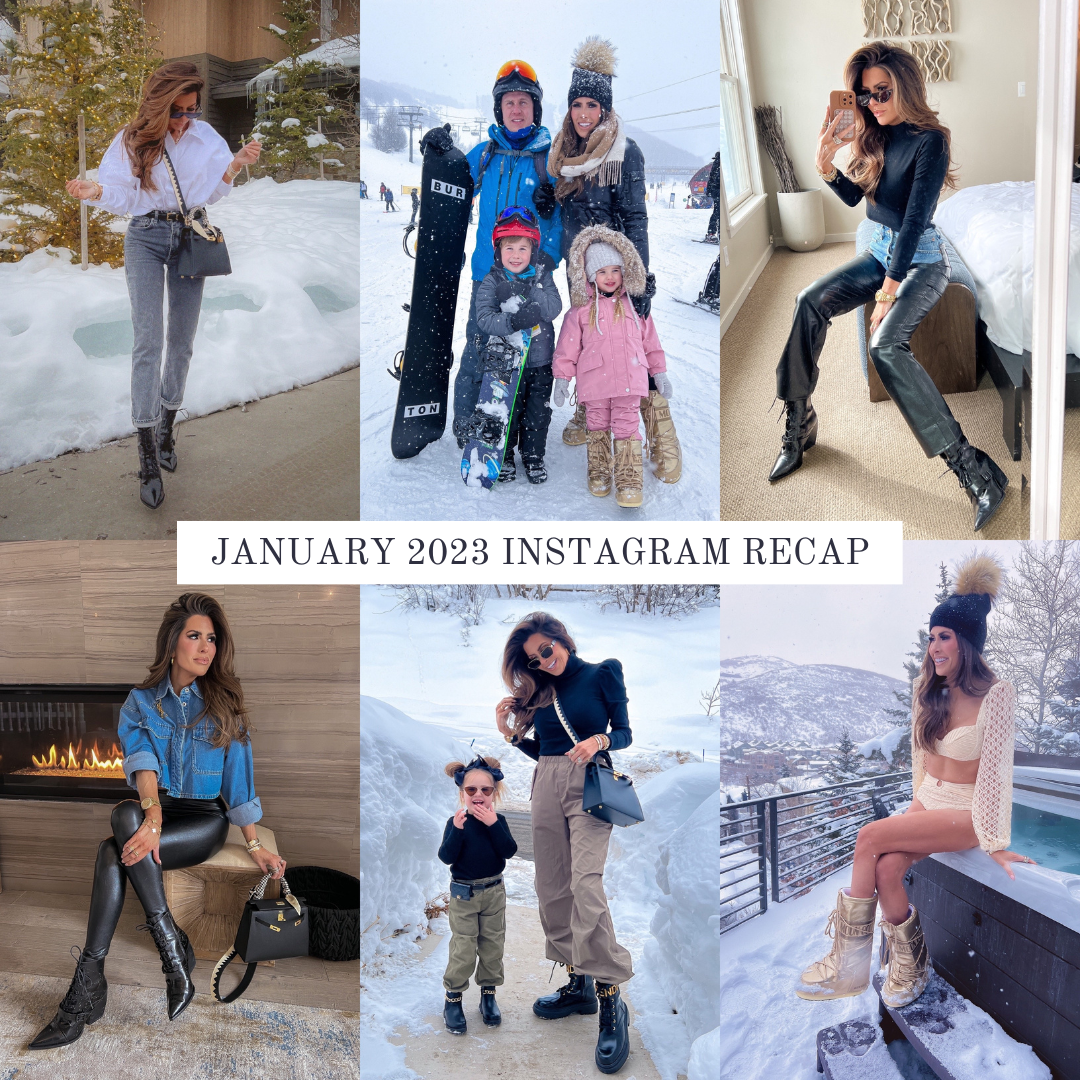 Emily Ann Gemma January 2023 Instagram Recap, Winter Fashion 2023 Pinterest, Emily Gemma Instagram