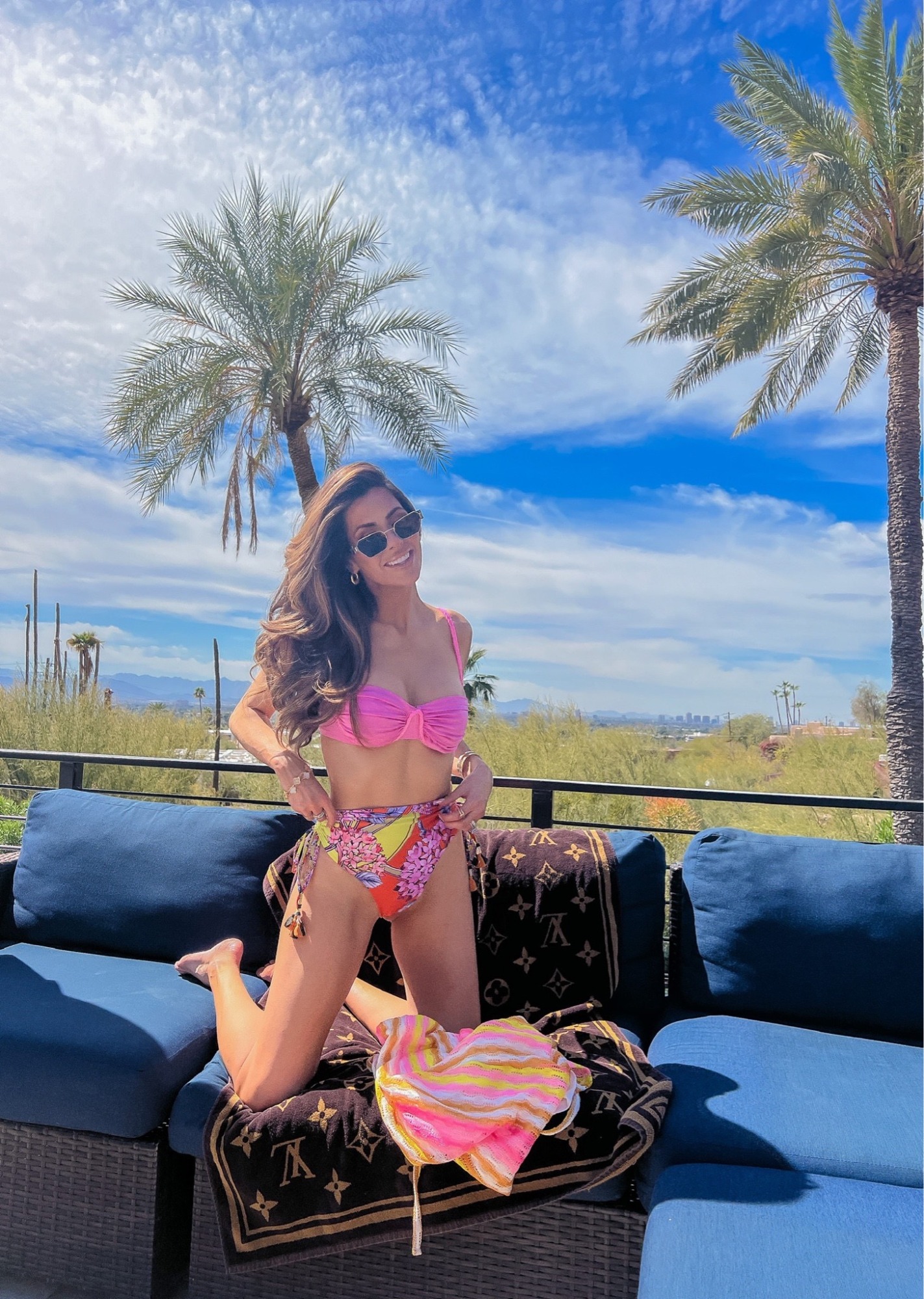 Louis Vuitton Beach Towel, Miu Miu Tinted Cate Eye Sunglasses, Scottsdale Arizona Blogger, Emily Ann Gemma