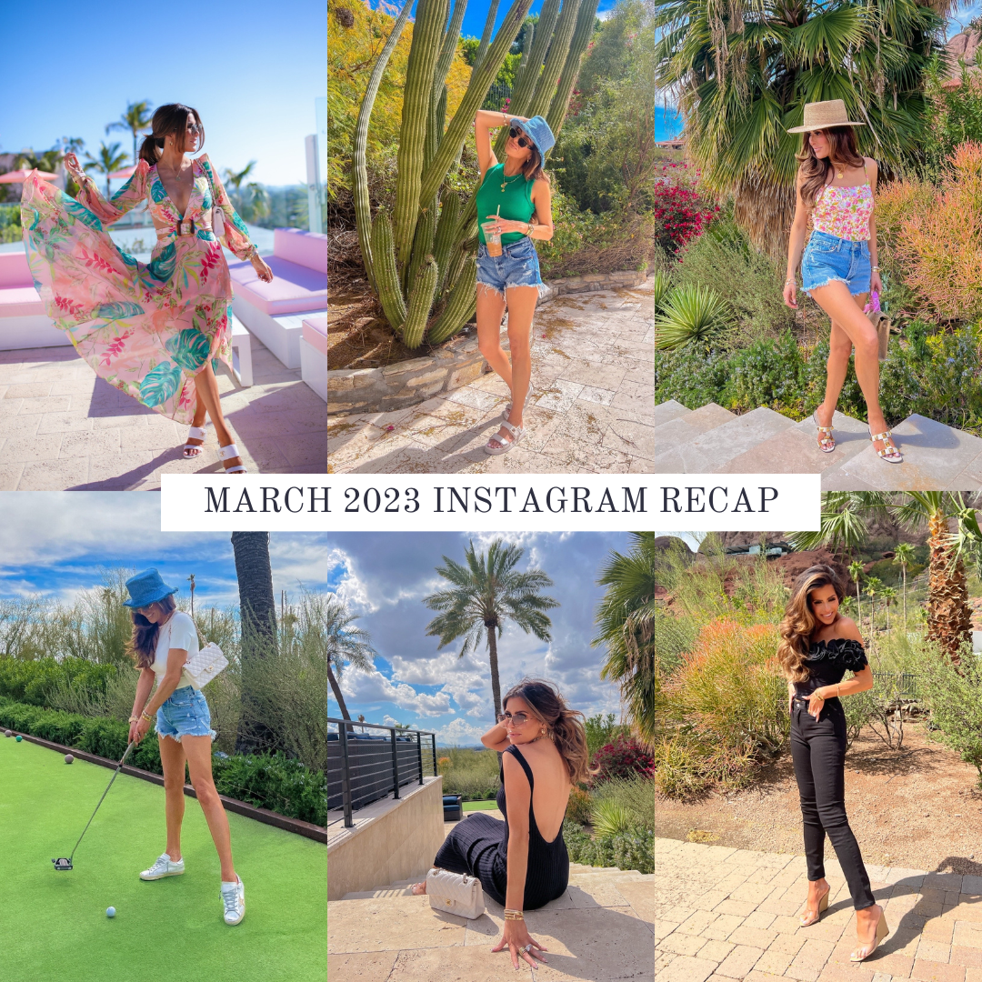 Emily Ann Gemma March 2023 Instagram Recap, Scottsdale Fashion Blogger, Spring Trends 2023 1