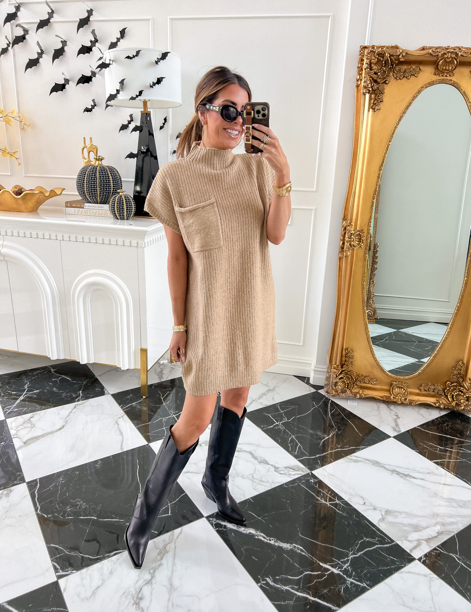 fall fashion 2023, fall trends 2023, top fall trends 2023, anine bing tall tonia boot, red dress boutique discount code