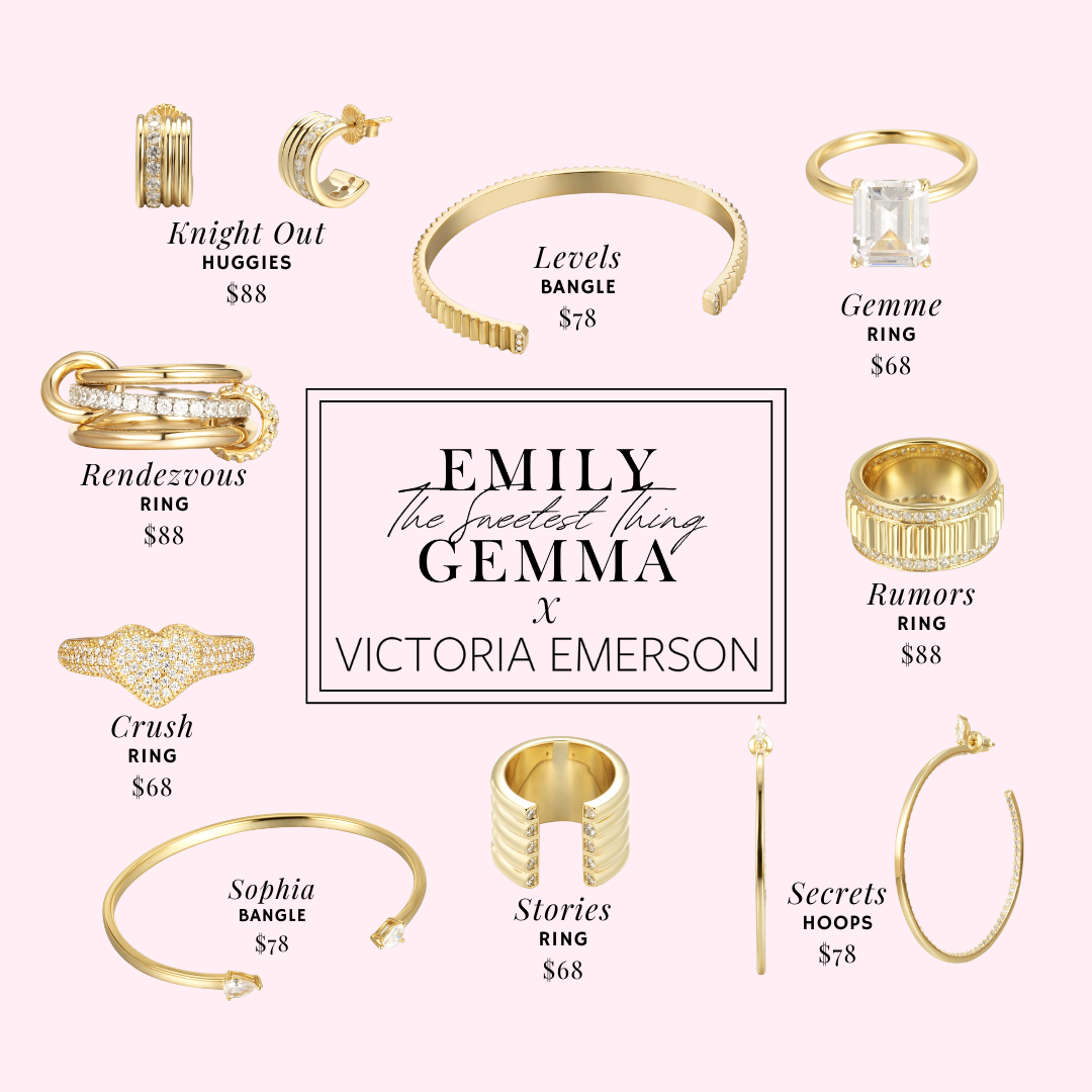 Emily Ann Gemma The Sweetest Thing Victoria Emerson Jewelry Collection December 2023