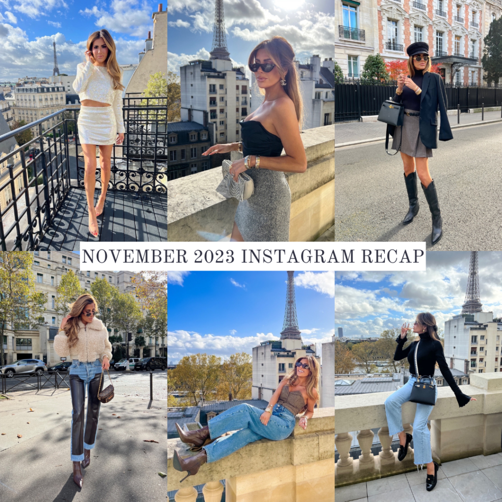 November 2023 Instagram Recap [Paris 🇫🇷 & Fall Fashion ✨]