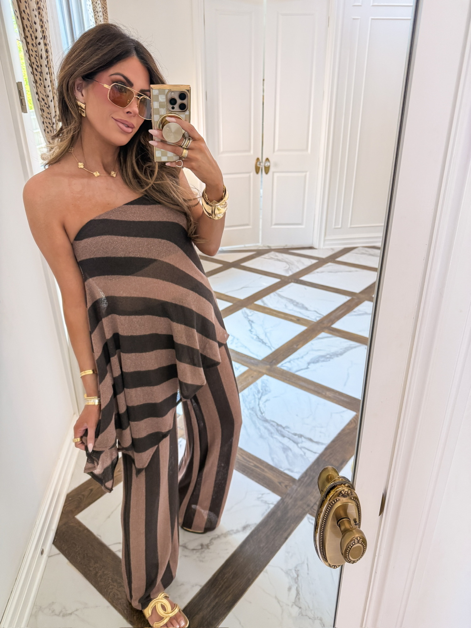 Zara finds, Zara fashion, Matching set, Gemme beauty, Striped matching set, Strapless top, Spring outfits, Summer outfits, Spring outfits 2026, Emily Ann Gemma